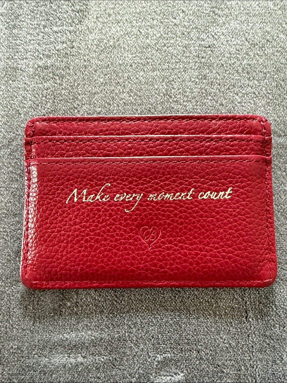 Brighton Wishes Red Leather Card Case - Picture 2 of 2